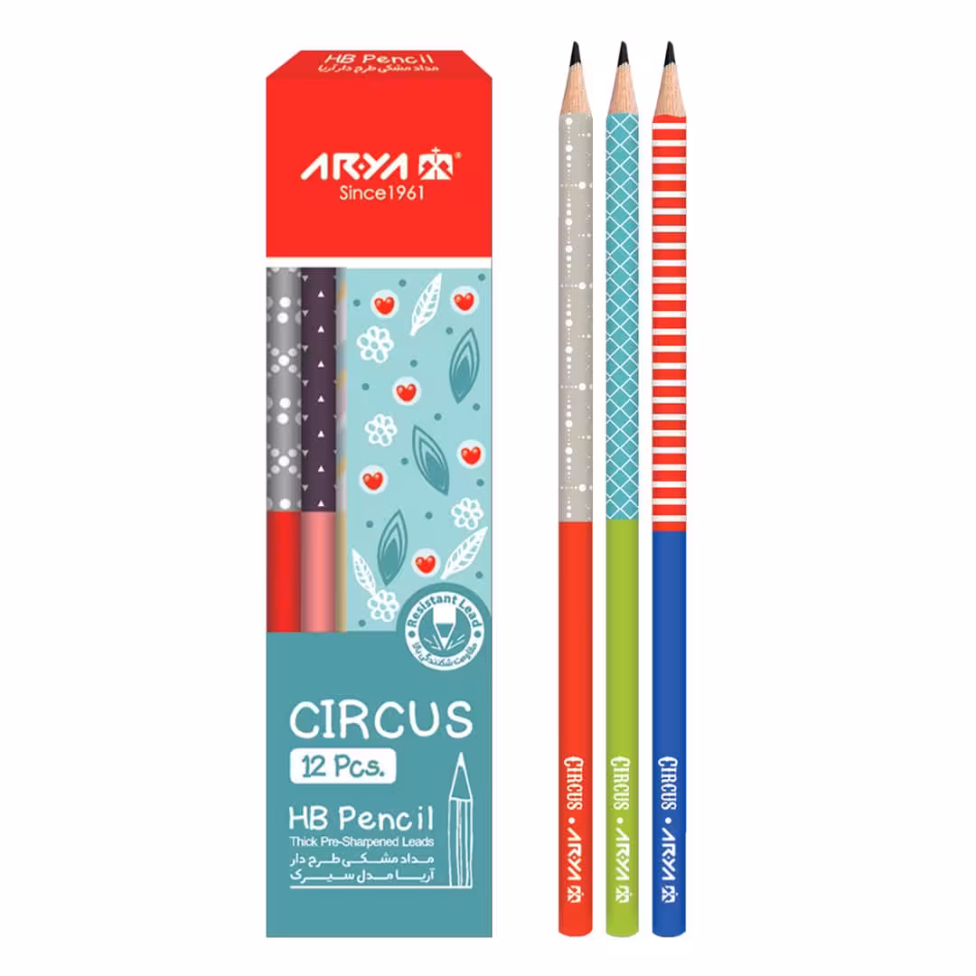 مداد مشکی آریا ARIYA مدل Circus