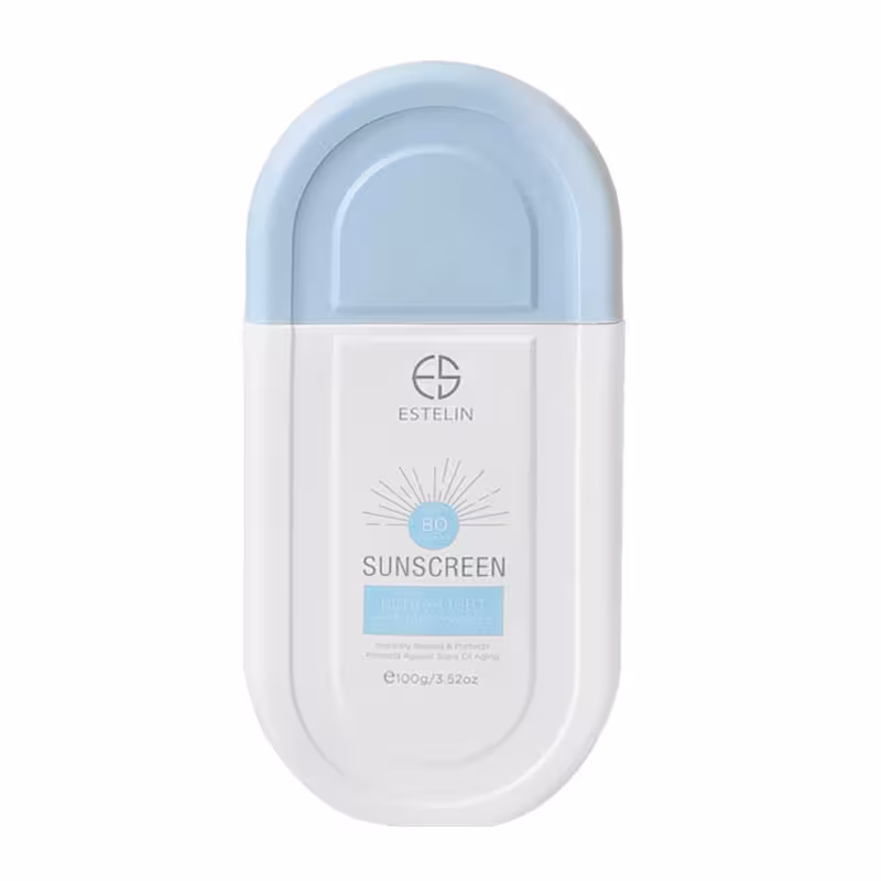 ضدآفتاب استلین Estelin بیرنگ آبرسان و ضدپیری قوی حجم 100g
