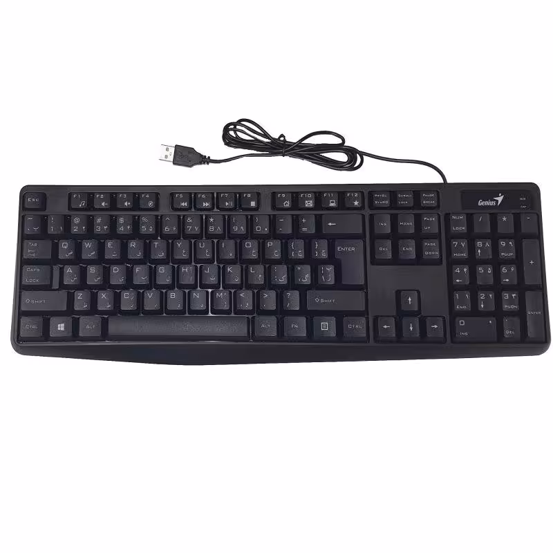 کیبورد با سیم جنیوس مدل KB-117