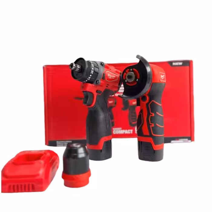 ست دوقلو ایمپکت شارژی میلواکی و فرز  شارژی مینیاتوری