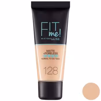 کرم پودر میبلین مدل Fit Me شماره 128