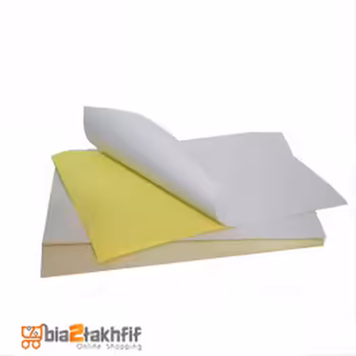 کاغذ پشت چسب دار براق سایز A4بسته 100عددی