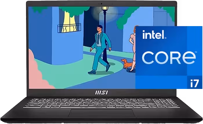 لپ تاپ گیمینگ 15.6 اینچ MSI مدل Modern 15 H B13M (Core i7-13700H-16GB-512GB SSD-Iris Xe-FHD-Backlit)