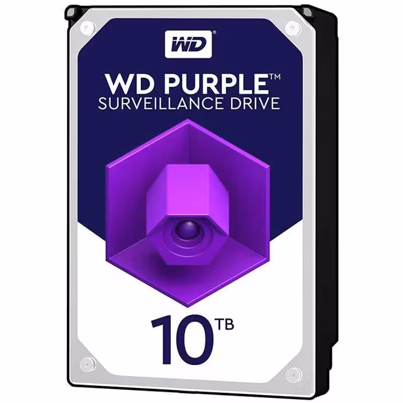 هارد دیسک اینترنال وسترن دیجیتال مدل Purple WD100PURZ ظرفیت 10 ترابایت