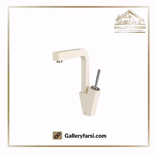 شیر ظرفشویی شودر مدل تیفانی شیری کروم