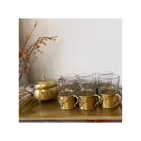 انگاره چایخوری برنجی 43342