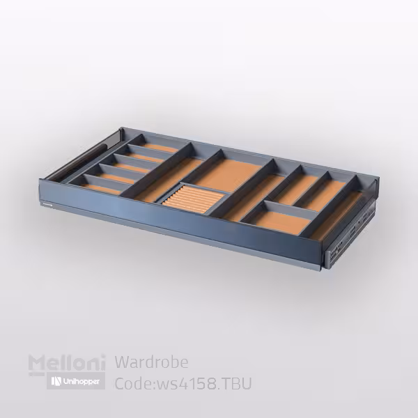 جای اکسسوری ملونی WS4158 TBU - یراقینو فروش یراق آلات کابینت و درب