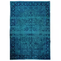 فرش دستبافت رنگ شده یازده متری مدل وینتیج