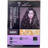 ماسک مو فر کلاژن و بوتاکس لایتنس ( LIGHTNESS – Collagen & Botox Curl Mask )