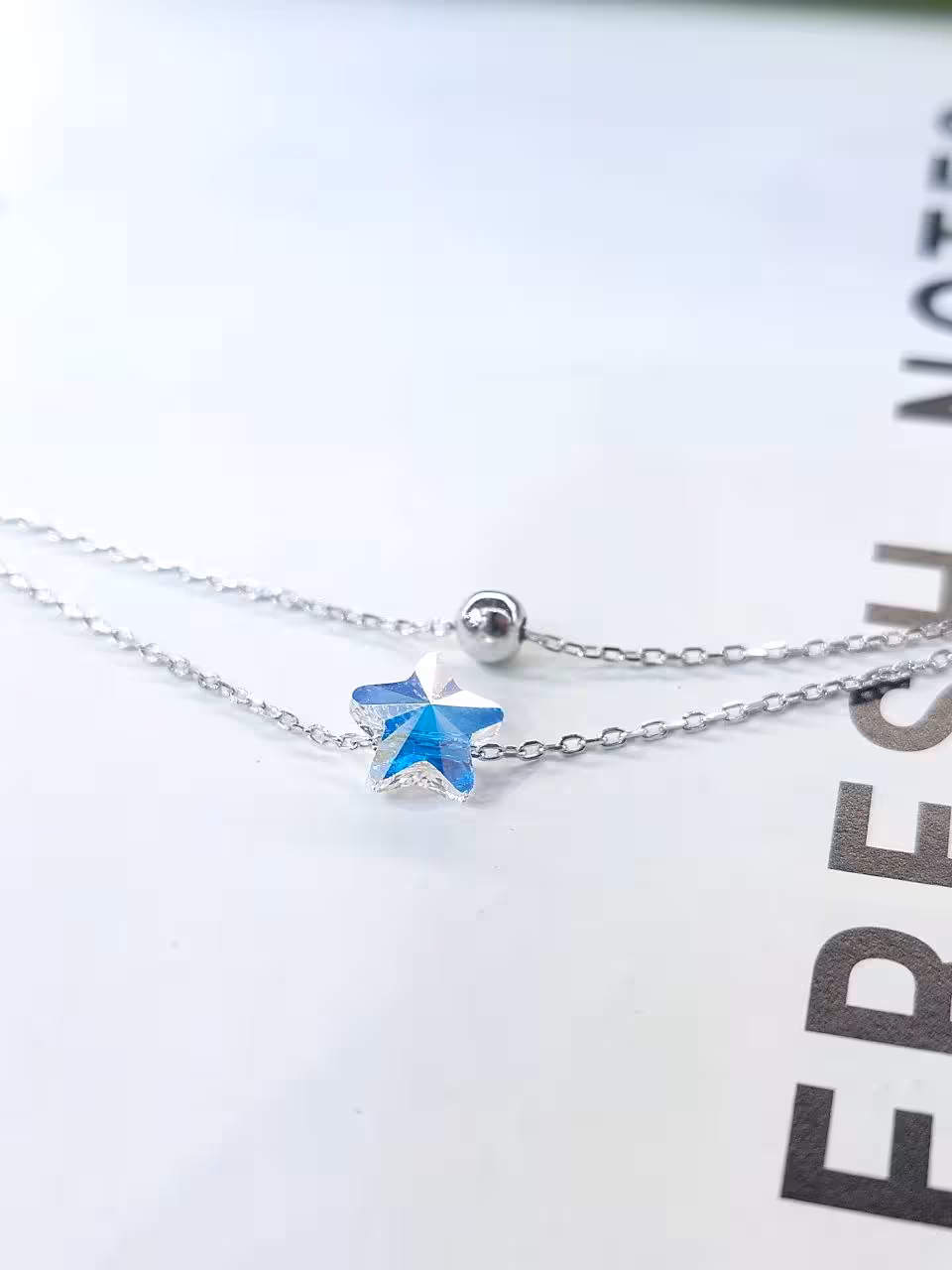 دستبند دو لایه جواهری نقره کد 30027