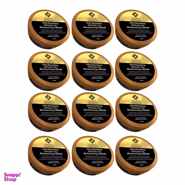 کرم مرطوب کننده آدرا مدل Argan Oli حجم 200 میلی لیتر مجموعه 12 عددی