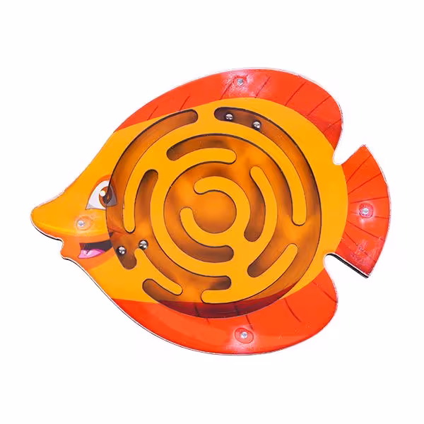 بازی فکری پیچ در پیچ حیوانات طرح ماهی