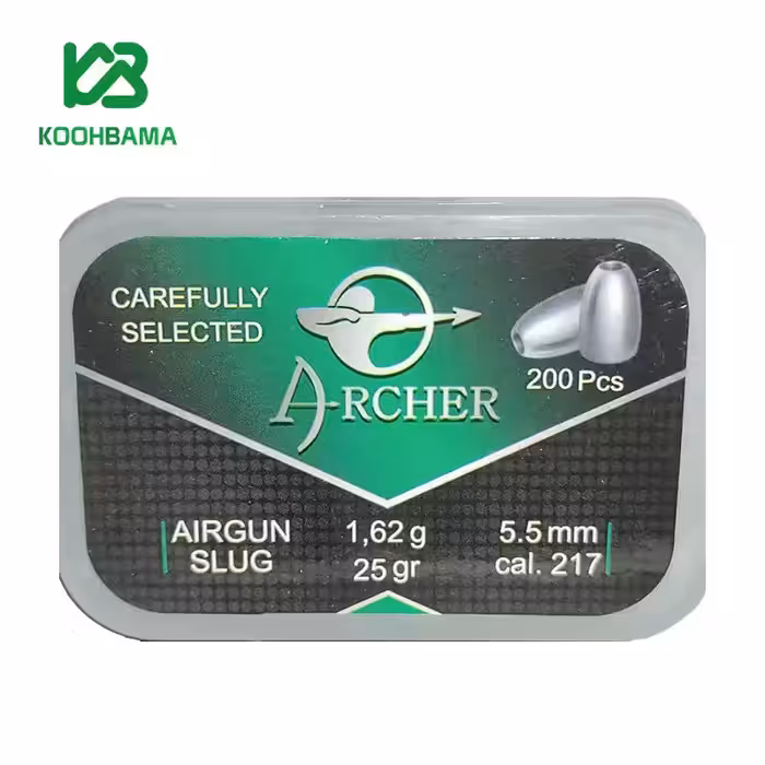 ساچمه تفنگ بادی اسلاگ آرچر کالیبر 5.5 – 25