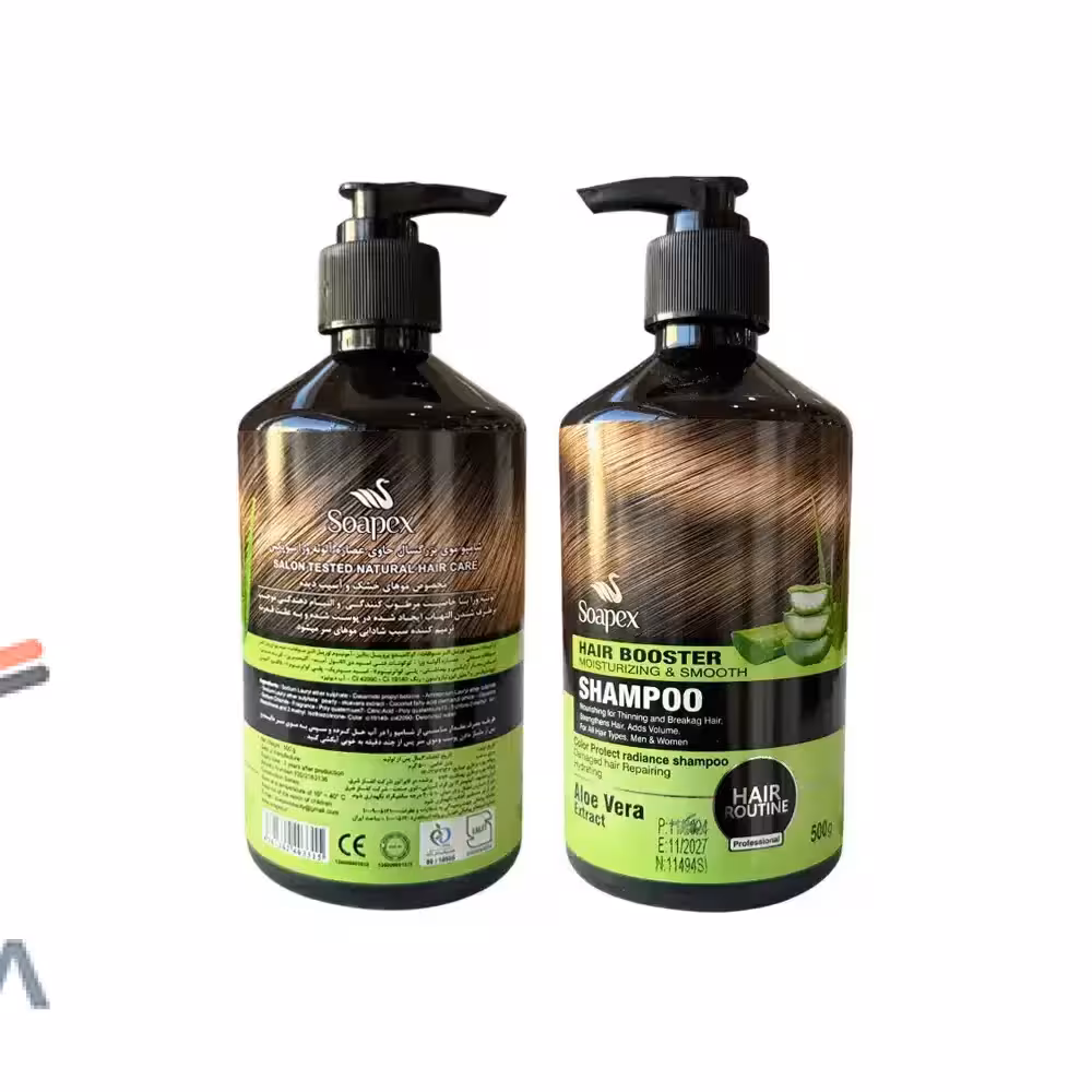 شامپو تقویت کننده و ترمیم کننده مو سوپکس مدل آلوئه ورا حجم 500 میلی لیتر