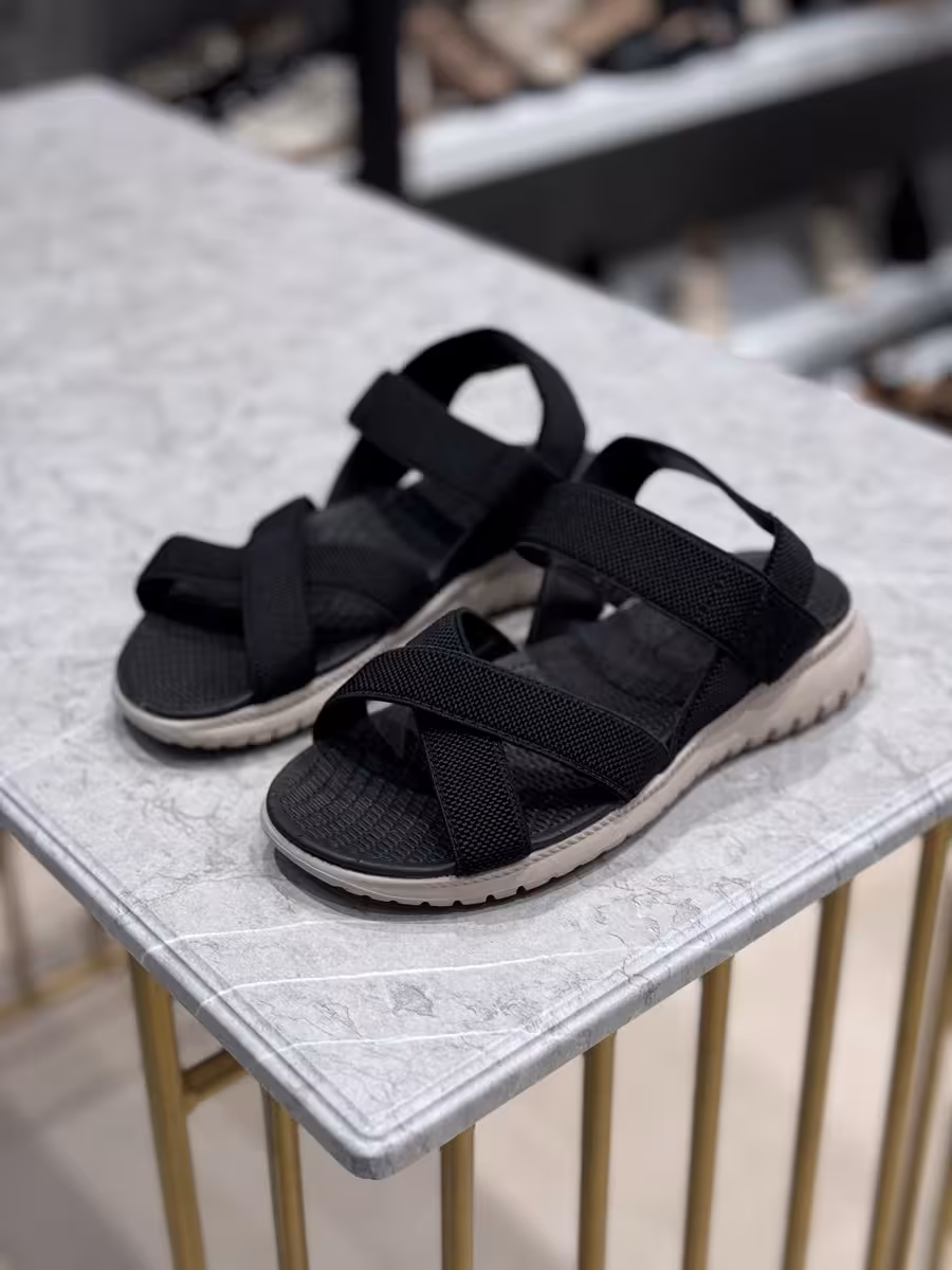 صندل زنانه طبی کد ss182 رنگ مشکی سایز 39