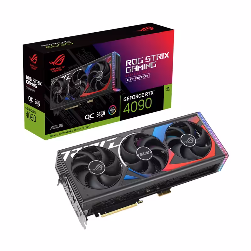 کارت گرافیک ایسوس ROG Strix GeForce RTX 4090 BTF OC Edition 24GB