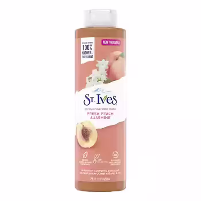 شامپو بدن کانادایی سنت ایوز ST.Ives مدل Fresh peach and jasmine حاوی عصاره هلو 650 میل