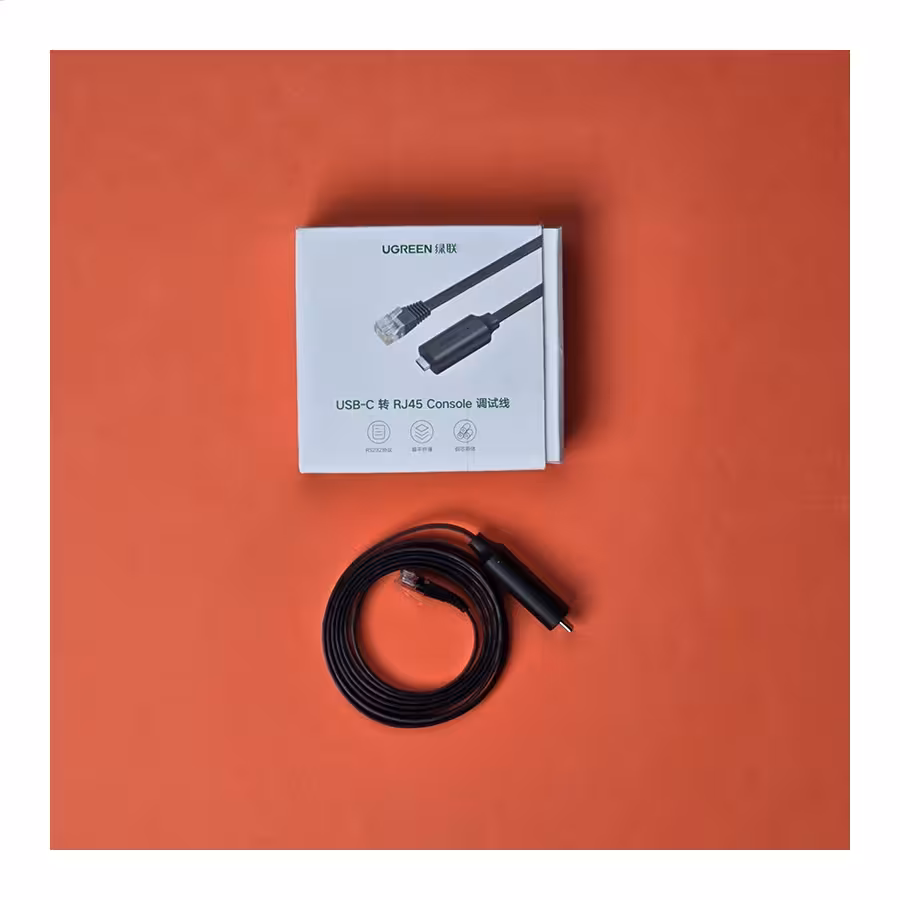 کابل تبدیل USB Type-C به RJ45 یوگرین CM204 طول  1.5 متر (جعبه باز)