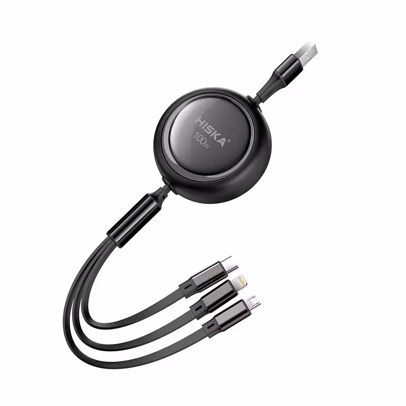 مبدل شارژ 3 سر هیسکا مدل LX-34