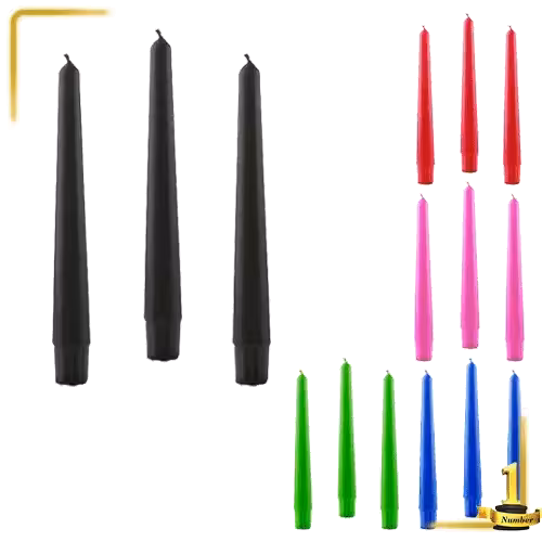 شمع قلمی ساده رنگی