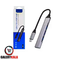 هاب4 پورت Type-C to USB3.0 وریتی Verity H410