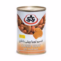 کنسرو لوبیا چیتی با قارچ 430g یک و یک
