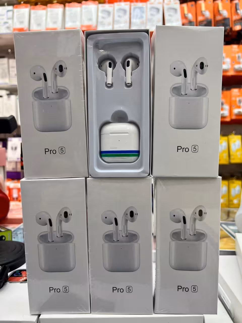 ایرپاد پرو5 pro5 airpods ایرپاد بلوتوثی