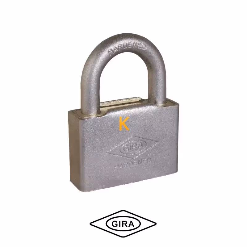قفل آویز 75 سوپر روکشدار 032 گیرا