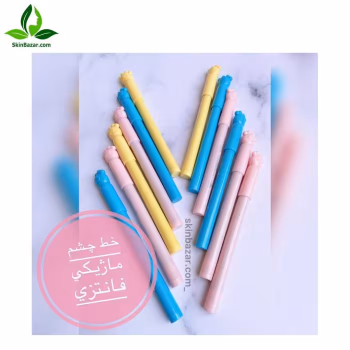 خط چشم ماژیکی مشکی و مات پنجه گربه ای کد : 106