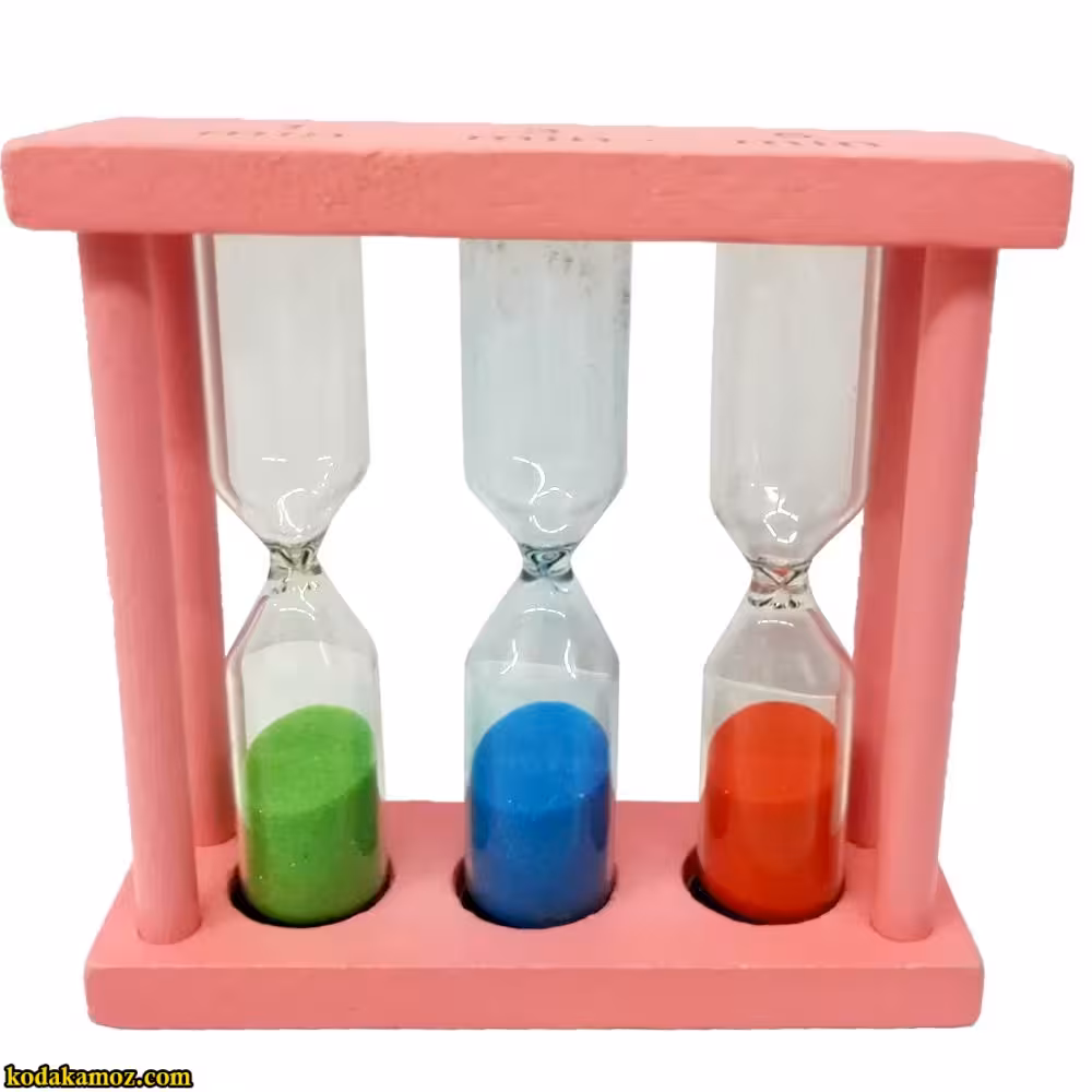 ساعت شنی سه زمانه صورتی