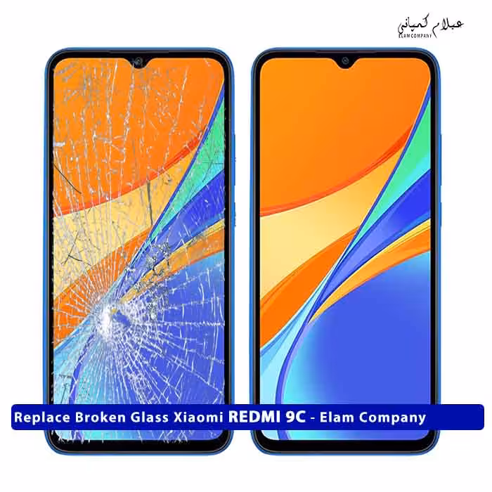 تعویض گلس تاچ ال سی دی شیائومی REDMI 9C – ضمانتی و بدون ریسک