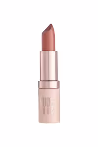 رژ لب جامد مات گلدن رز مدل Nude Look کد 03