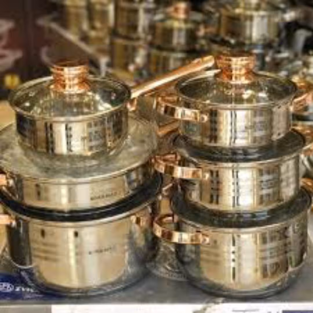 سرویس قابلمه استیل کرکماز 12 پارچه