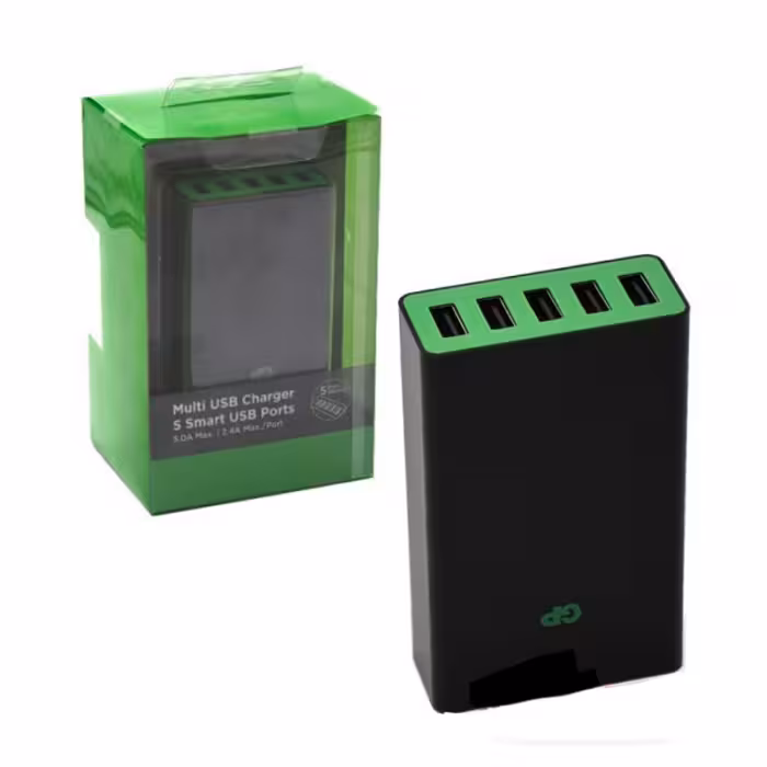 شارژر یو اس بی 5 عددی GP U551 GS2GB1