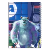 دفتر مشق کارتون کارخانه هیولاها