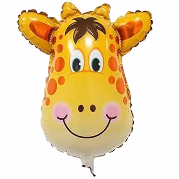 بادکنک فویلی مینی طرح زرافه