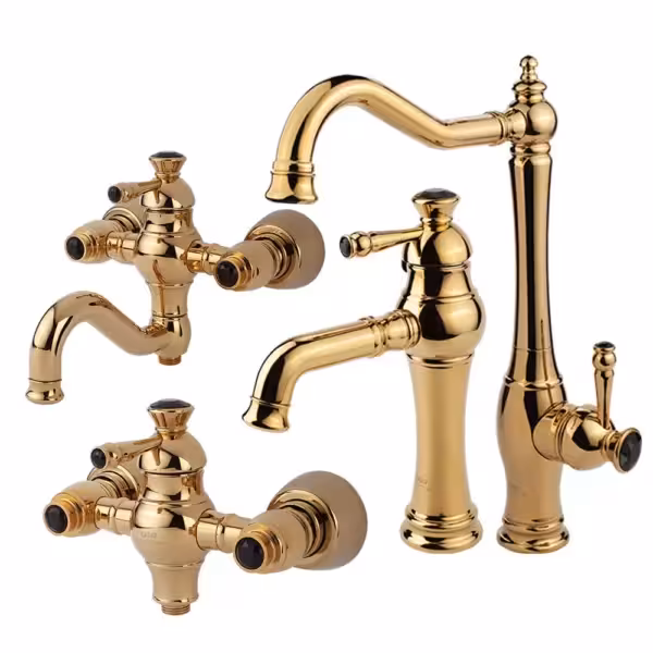 ست چهارتکه شیرآلات کسری مدل ورسای