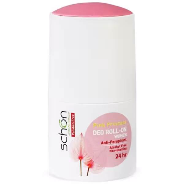 مام دئودورانت زنانه شون Schon Pink Princess Roll On Deodorant For Women