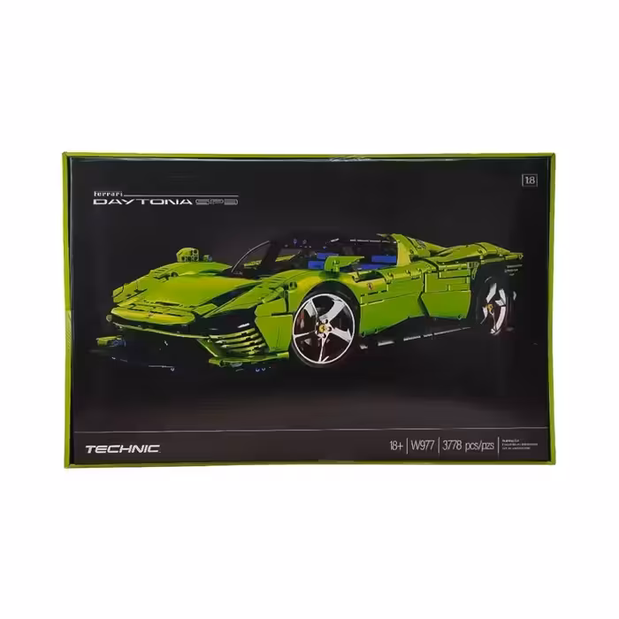 لگو ماشین فراری سبز مقیاس 1/8 3778 قطعه کد NO.W977