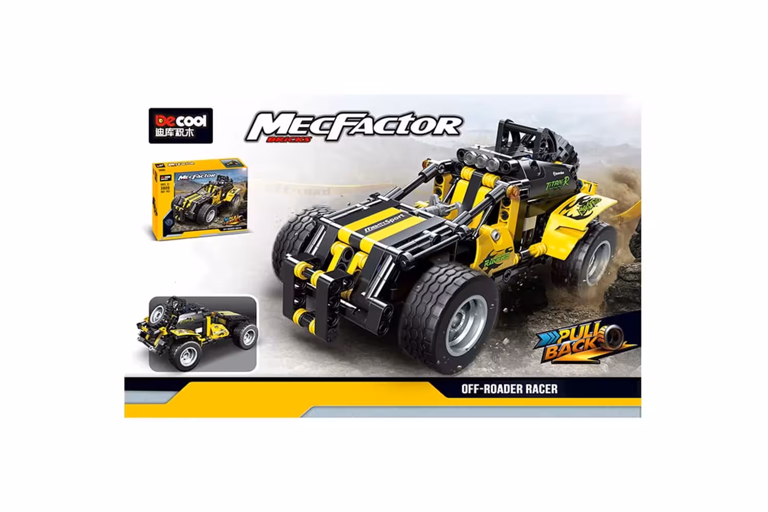 لگو ساختنی ماشین مدل DECOOL 3806