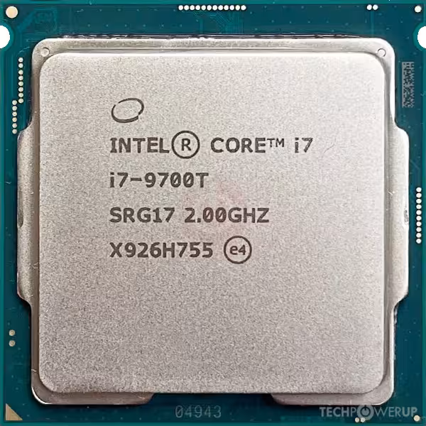 پردازنده مرکزی اینتل CPU INTEL Core i7 9700T