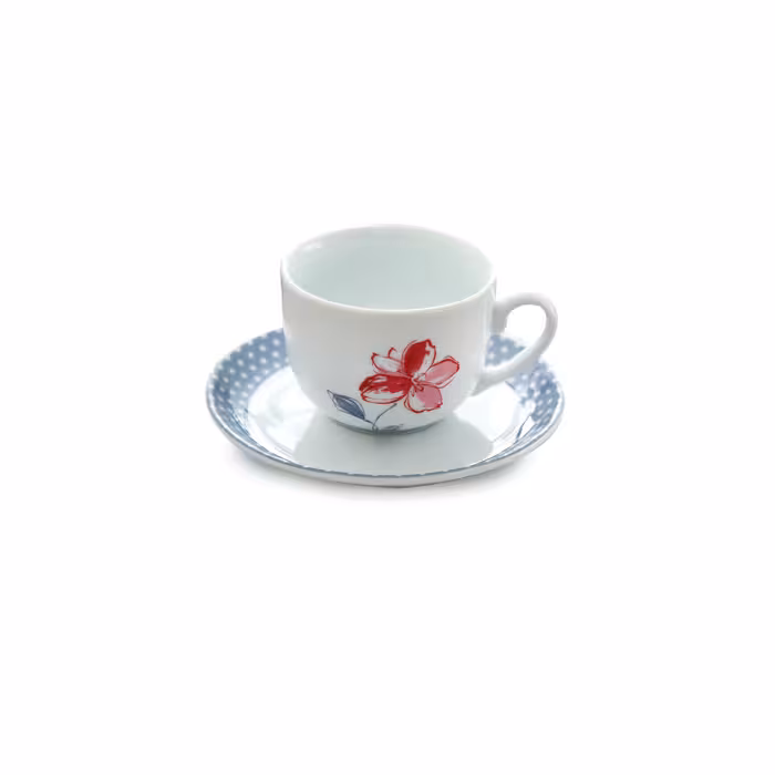 سرویس چینی 12 پارچه چای خوری والنسیا ارغوانی