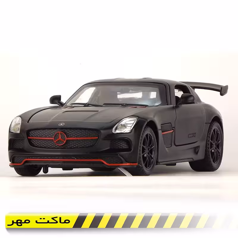 ماکت ماشین فلزی  مرسدس بنز AMG SLS طول 15 سانت ارسال رایگان در ماکت مهر