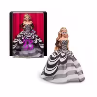عروسک 30 سانتی کلکسیونی مو بلوند سری Barbie Signature