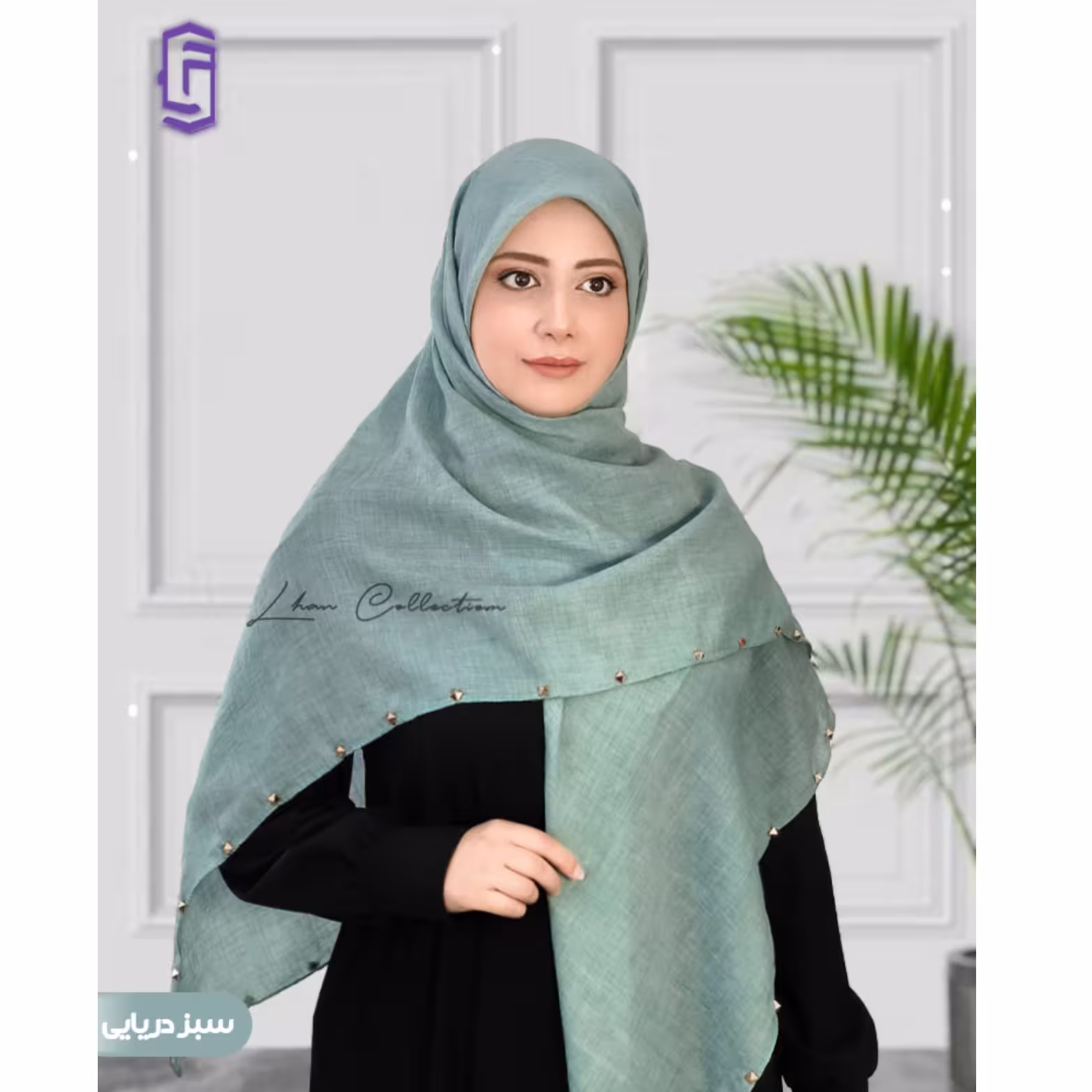 روسری وال نخی کد 02