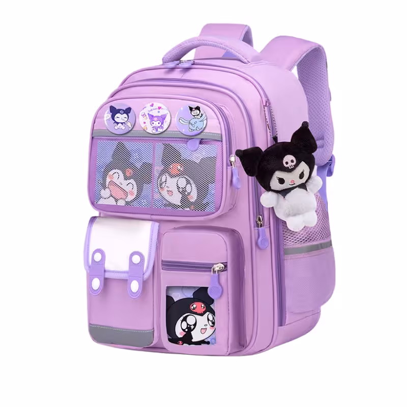 کوله پشتی مدرسه مدل تانکی طرح کرومی به همراه آویز | چاوه