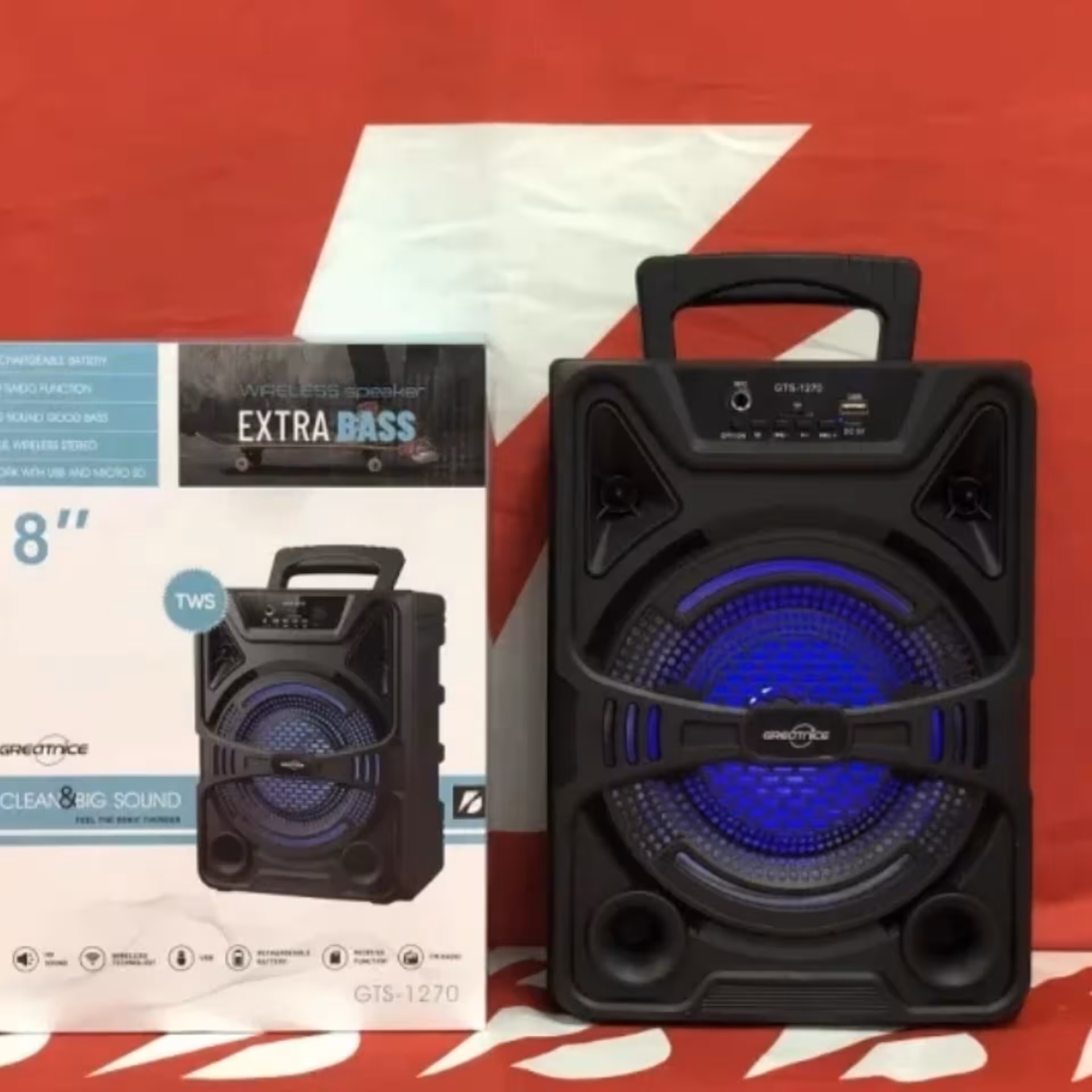 اسپیکر بلوتوثی قابل حمل 8 اینچی 1270