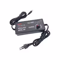 آداپتور متغیر 3 تا 24 ولت 2.5 آمپر برند B.R.S (قابل تنظیم ولتاژ)