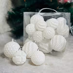 گوی میکس سفید 30 عددی قطر از 3 تا 8 سانت کد 508