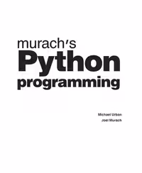 خرید و دانلود نسخه کامل کتاب Murach&#039;s Python Programming